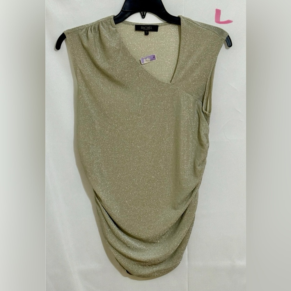 Rachel Zoe Gold Sleeveless Top
